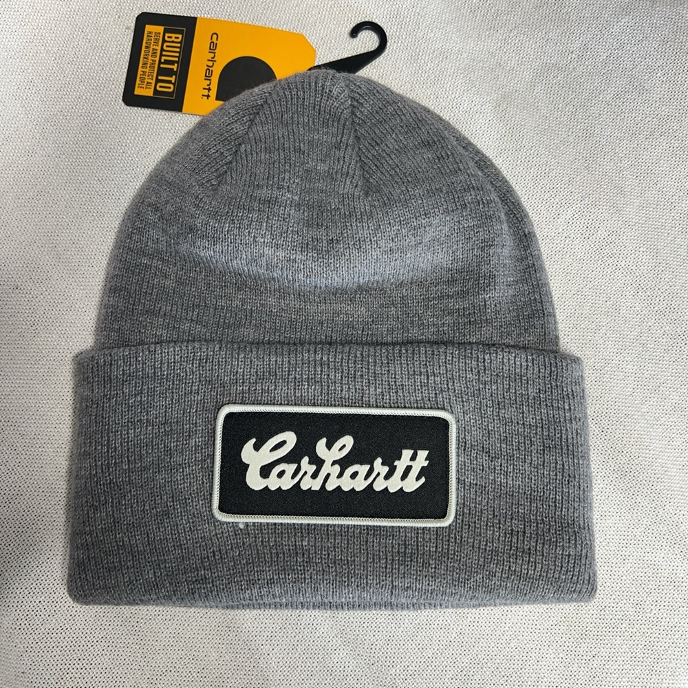 Carhartt Heather Gray Knit Beanie